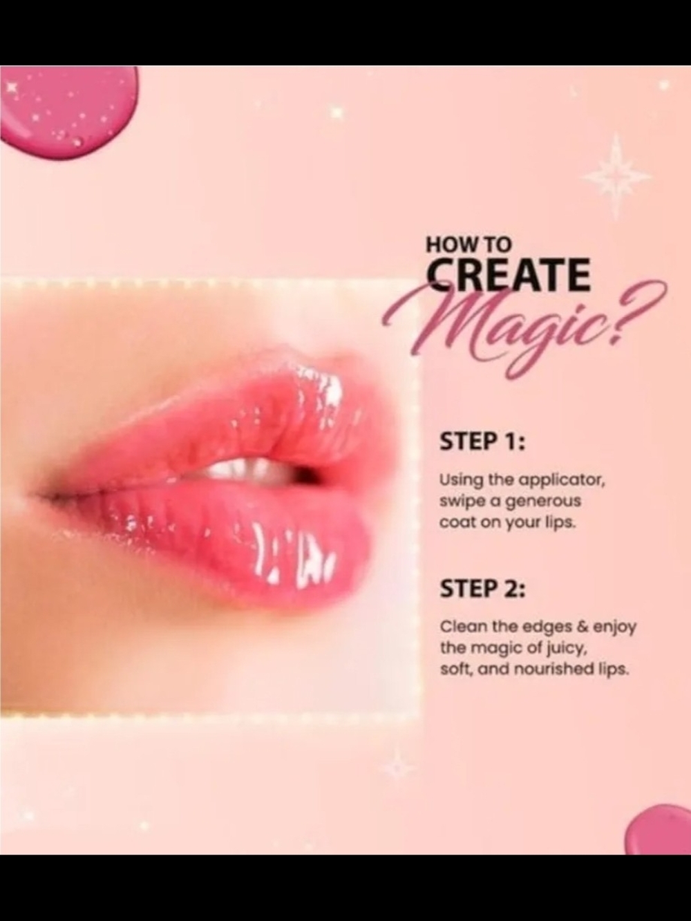 Rose Magic Lip Oil - Pink $10 NWOB - Picture 9 of 10